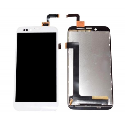 Lcd With Touch Screen For Karbonn S5 Titanium White By - Maxbhi Com