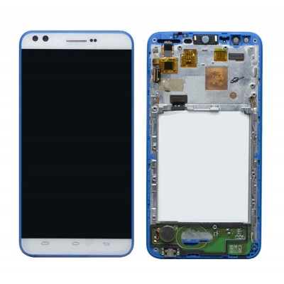 Lcd With Touch Screen For Karbonn Titanium Mach Five Blue By - Maxbhi Com
