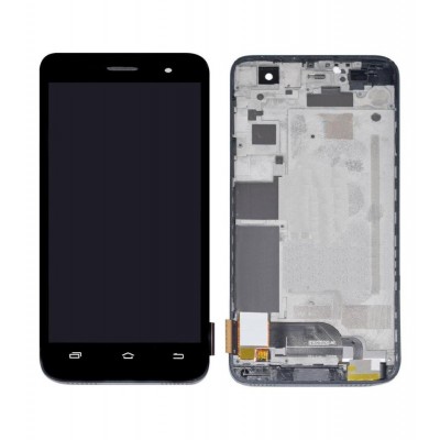Lcd With Touch Screen For Karbonn Titanium Mach Two S360 Black By - Maxbhi Com