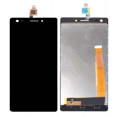 Lcd With Touch Screen For Lava Iris X5 4g Black By - Maxbhi Com
