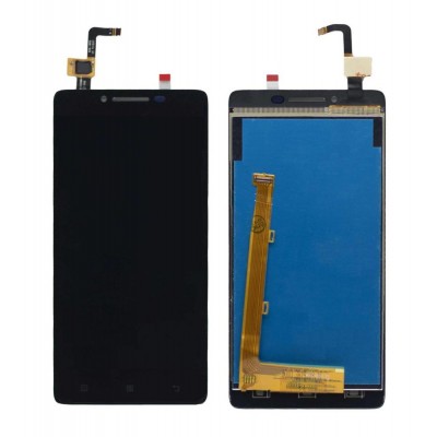 Lcd With Touch Screen For Lenovo A6000 White By - Maxbhi Com