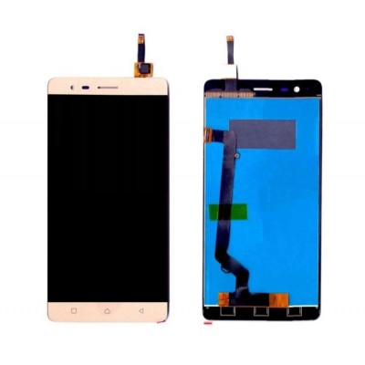 Lcd With Touch Screen For Lenovo K5 Note Gold By - Maxbhi Com