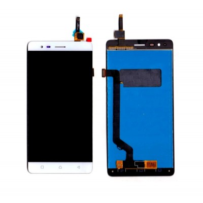 Lcd With Touch Screen For Lenovo K5 Note White By - Maxbhi Com