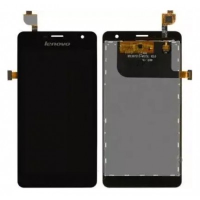 Lcd With Touch Screen For Lenovo K860 Black By - Maxbhi Com