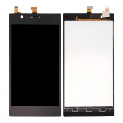 Lcd With Touch Screen For Lenovo K900 Black By - Maxbhi Com