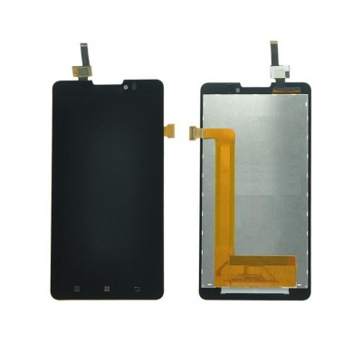 Lcd With Touch Screen For Lenovo P780 Black By - Maxbhi Com