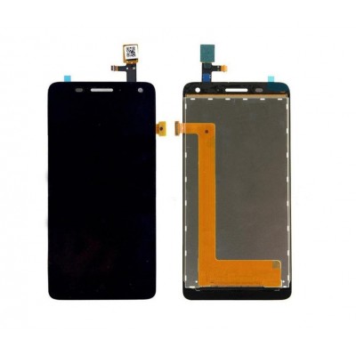 Lcd With Touch Screen For Lenovo S660 Black By - Maxbhi Com