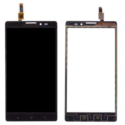Lcd With Touch Screen For Lenovo Vibe Z K910 Black By - Maxbhi Com