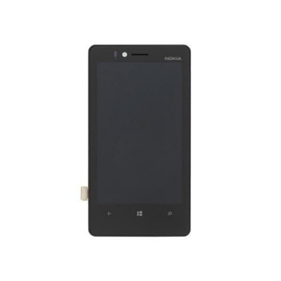 LCD with Touch Screen for Nokia Lumia 810 - Black