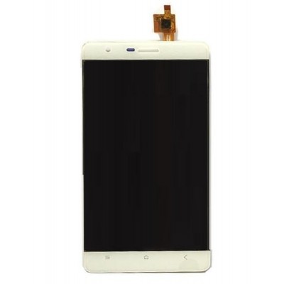 LCD with Touch Screen for Oukitel K4000 - White