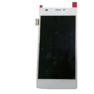 LCD with Touch Screen for QMobile Noir Z6 - White