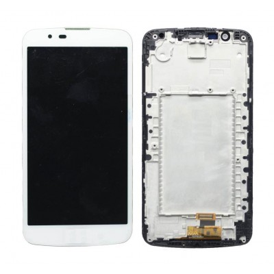 Lcd With Touch Screen For Lg K10 16gb White By - Maxbhi Com