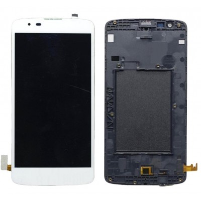 Lcd With Touch Screen For Lg K8 White By - Maxbhi Com
