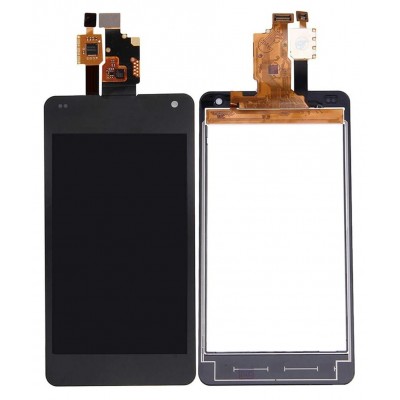 Lcd With Touch Screen For Lg Optimus G E973 White By - Maxbhi Com