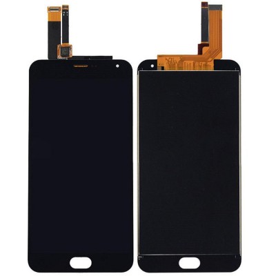 Lcd With Touch Screen For Meizu M1 Note Black By - Maxbhi Com