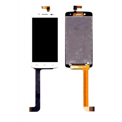 Lcd With Touch Screen For Micromax A121 Canvas Elanza 2 White By - Maxbhi Com
