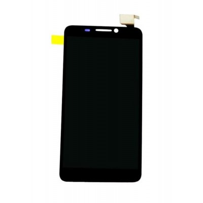 Lcd With Touch Screen For Micromax A300 Canvas Gold Black By - Maxbhi.com