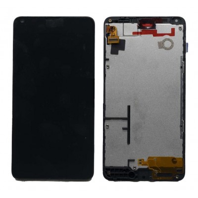 Lcd With Touch Screen For Microsoft Lumia 640 Lte Black By - Maxbhi Com