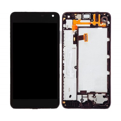 Lcd With Touch Screen For Microsoft Lumia 650 Dual Sim Black By - Maxbhi Com