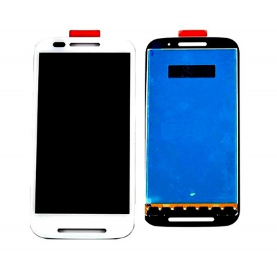 Lcd With Touch Screen For Moto E 1st Gen White By - Maxbhi Com