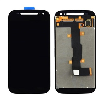 Lcd With Touch Screen For Motorola Moto E Dual Sim 2nd Gen Black By - Maxbhi Com