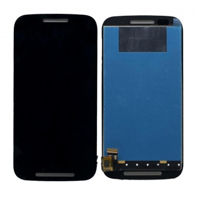 Lcd With Touch Screen For Motorola Moto E Dual Sim Xt1022 Black By - Maxbhi Com