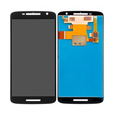 Lcd With Touch Screen For Motorola Moto X Play 32gb Black By - Maxbhi Com