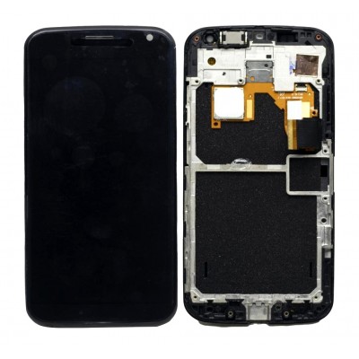 Lcd With Touch Screen For Motorola Moto X Xt1060 Black By - Maxbhi Com