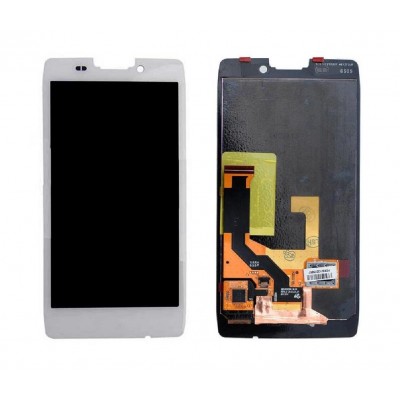 Lcd With Touch Screen For Motorola Razr Hd Xt925 White By - Maxbhi Com