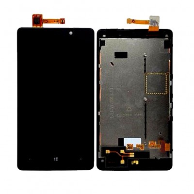 Lcd With Touch Screen For Nokia Lumia 820 Grey By - Maxbhi Com