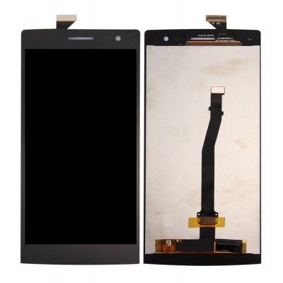 Lcd With Touch Screen For Oppo Find 7 Black By - Maxbhi Com