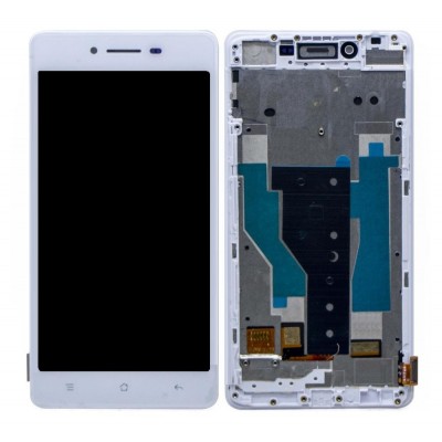 Lcd With Touch Screen For Oppo R7 Lite White By - Maxbhi Com