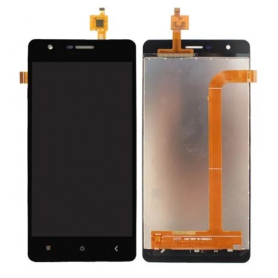 Lcd With Touch Screen For Oukitel K4000 Black By - Maxbhi Com