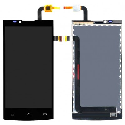Lcd With Touch Screen For Philips S398 White By - Maxbhi Com