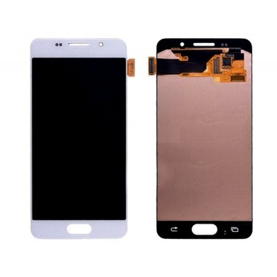 Lcd With Touch Screen For Samsung Galaxy A3 2016 White By - Maxbhi Com