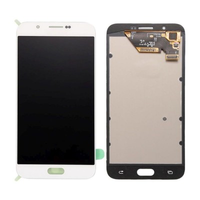 Lcd With Touch Screen For Samsung Galaxy A8 White By - Maxbhi Com