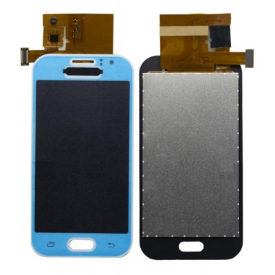 Lcd With Touch Screen For Samsung Galaxy J1 2016 4 5 Inch White By - Maxbhi Com
