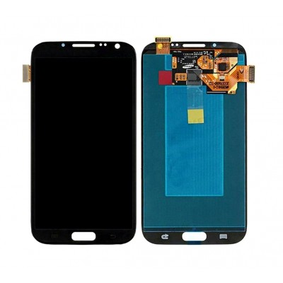 Lcd With Touch Screen For Samsung Galaxy Note Ii N7100 Black By - Maxbhi Com