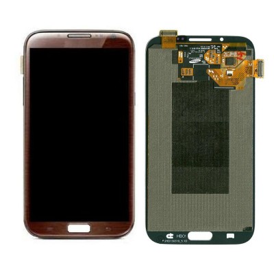 Lcd With Touch Screen For Samsung Galaxy Note Ii N7102 Brown By - Maxbhi Com