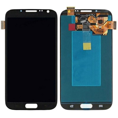 Lcd With Touch Screen For Samsung Galaxy Note Ii N7105 Black By - Maxbhi Com