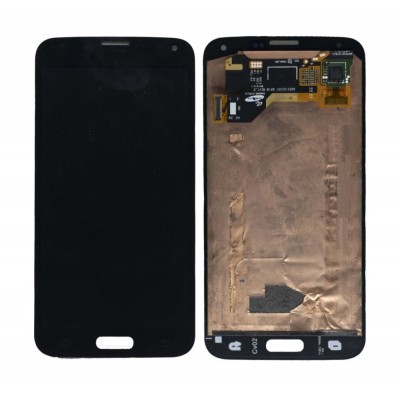 Lcd With Touch Screen For Samsung Galaxy S5 Smg900h Black By - Maxbhi Com