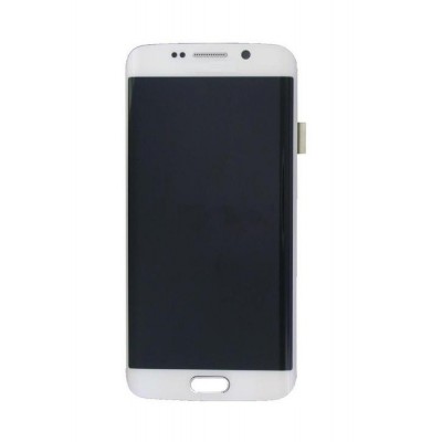 Lcd With Touch Screen For Samsung Galaxy S6 Edge Plus Cdma White By - Maxbhi.com