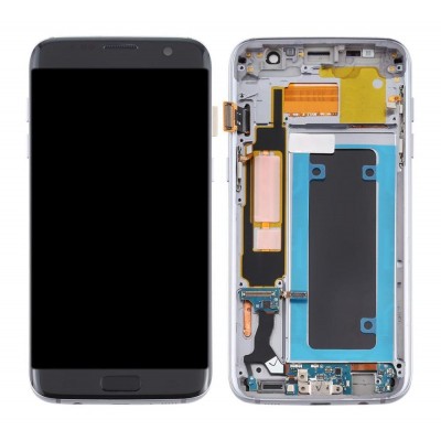 Lcd With Touch Screen For Samsung Galaxy S7 Edge 64gb Black By - Maxbhi Com