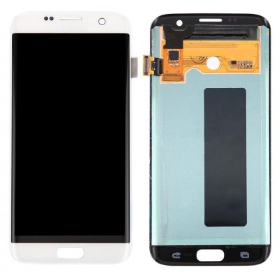 Lcd With Touch Screen For Samsung Galaxy S7 Edge White By - Maxbhi Com