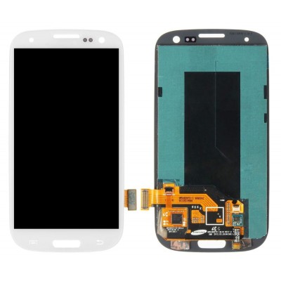 Lcd With Touch Screen For Samsung Galaxy S Iii I747 White By - Maxbhi Com