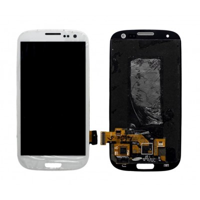 Lcd With Touch Screen For Samsung Galaxy S Iii T999 White By - Maxbhi Com
