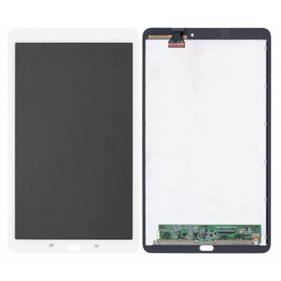 Lcd With Touch Screen For Samsung Galaxy Tab E 9 6 Smt560nu White By - Maxbhi Com