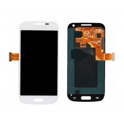 Lcd With Touch Screen For Samsung I9192 Galaxy S4 Mini With Dual Sim White By - Maxbhi Com