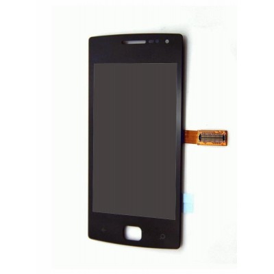 Lcd With Touch Screen For Samsung Omnia W I8350 Black By - Maxbhi.com