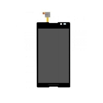 Lcd With Touch Screen For Sony Xperia C S39h Black By - Maxbhi.com